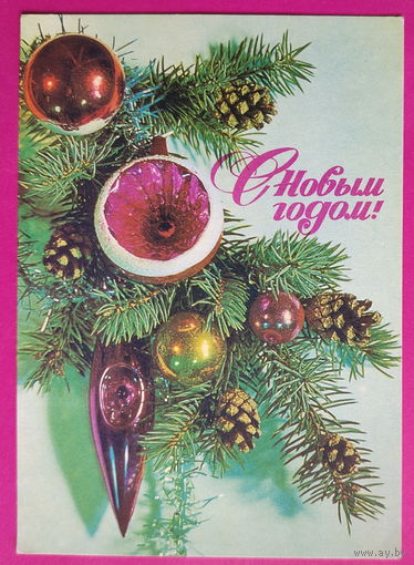 С новым годом! Чистая. 1976 года. Дергилев. 2248.