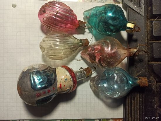 Советские ёлочные игрушки одним лотом