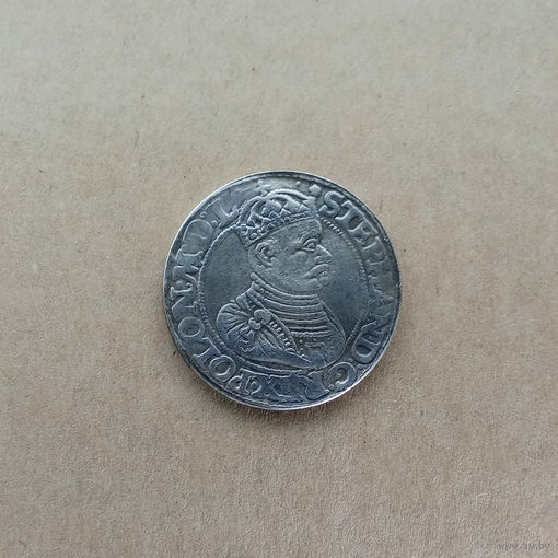 КОПИЯ  пол талера   1583 г  Стефан Баторий ( 1576 - 1586 ) полуталер  Олькуш