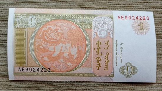 Werty71 Монголия 1 тугрик 2014 UNC банкнота