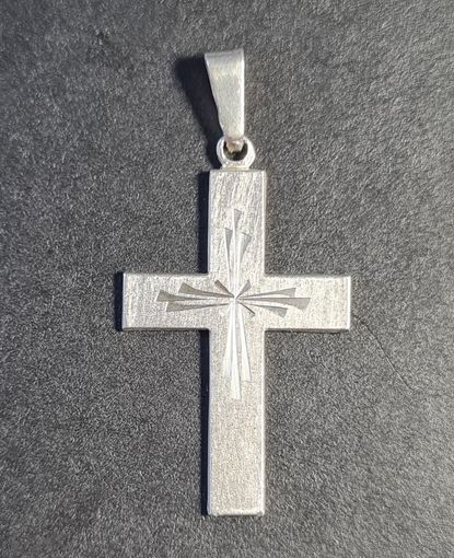 Крестик православный серебро 925 #39, С РУБЛЯ! МНОГО ЛОТОВ С РУБЛЯ! БЕЗ МЦ
