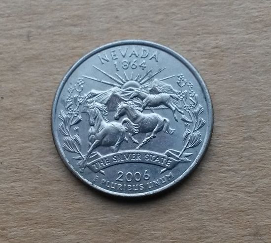 США, квотер 2006 г., штаты, Невада, D