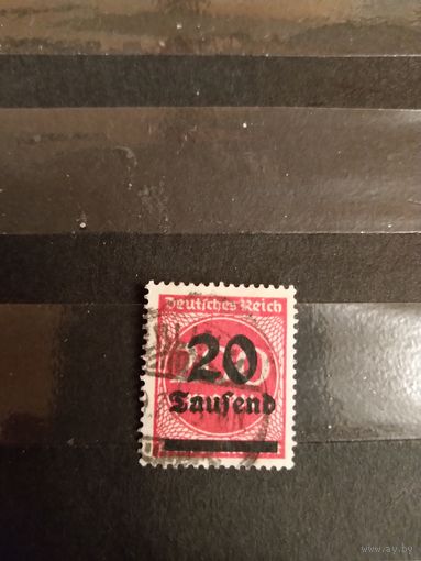 1923 Германия Рейх надпечатка (2-12)