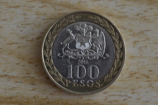 Чили 100 песо 2016