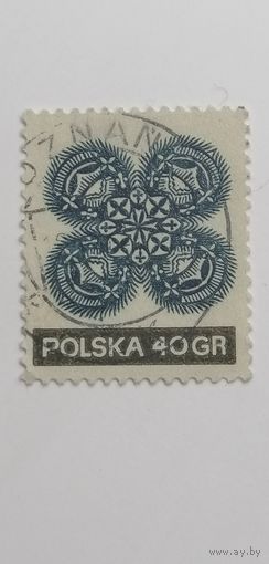 Польша 1971. Вышивки. Орнаменты. Вытинанки.