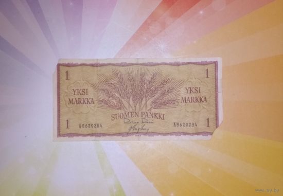 Финляндия 1 марка 1963г