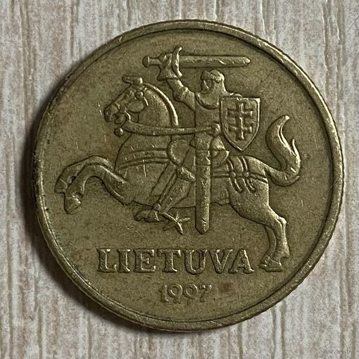 Монета 20 центов 1997 год. Литва