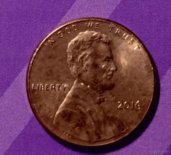 1 цент 2016 г  США