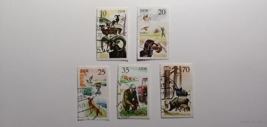 ГДР 1977.  Охота