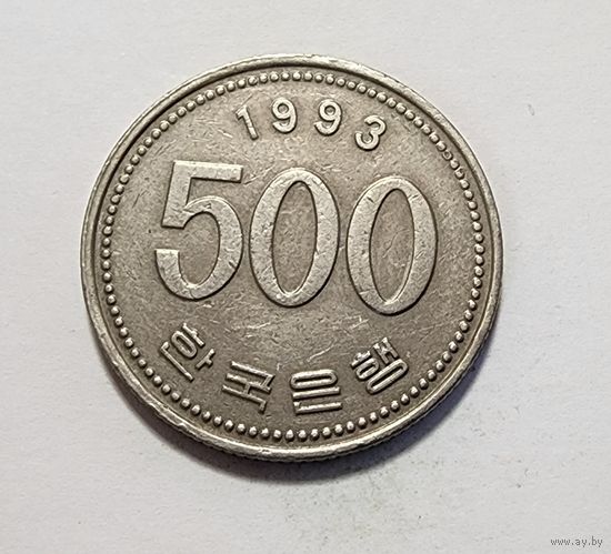 Южная Корея 500 вон, 1993