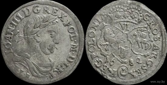 6 грош 1682 Польша. Ян III Собески. Сохран