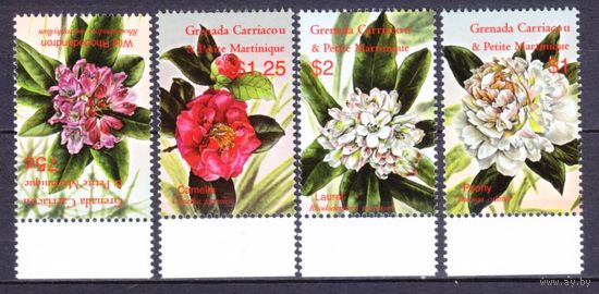 2003 Гренада Гренадины 3984-3987 Цветы 4,40 евро