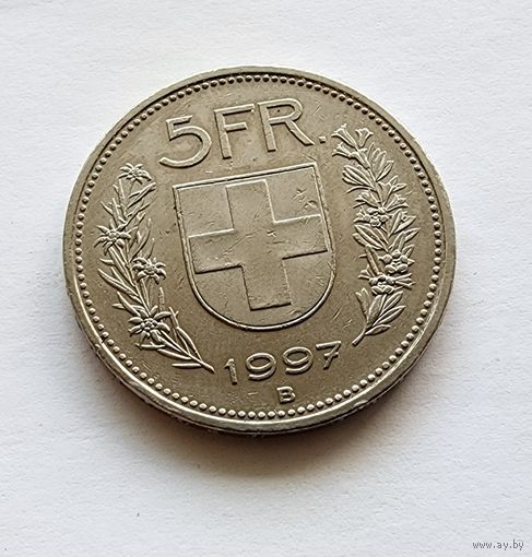 Швейцария 5 франков, 1997