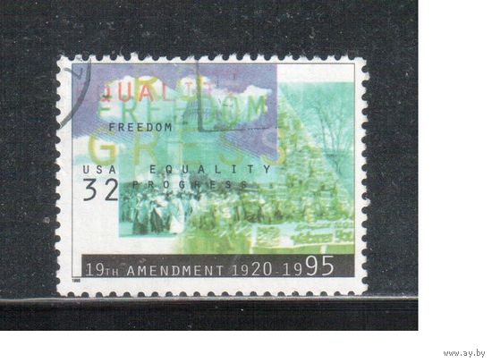 (США-1995 (Мих.2614) , гаш. ,  Фотомонтаж(одиночка),