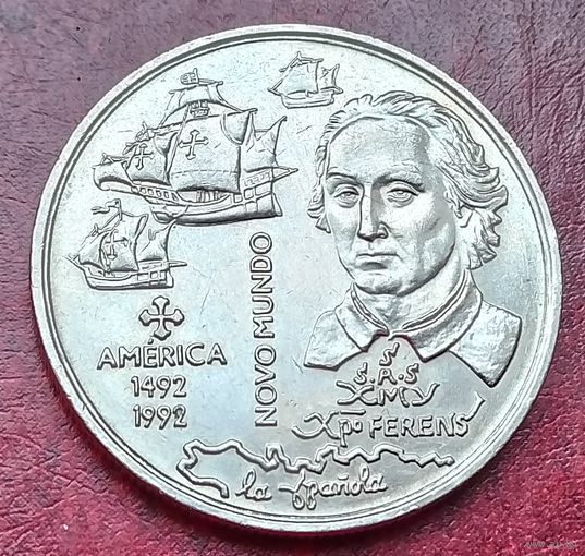 Португалия 200 эскудо, 1992 Новый мир - Америка