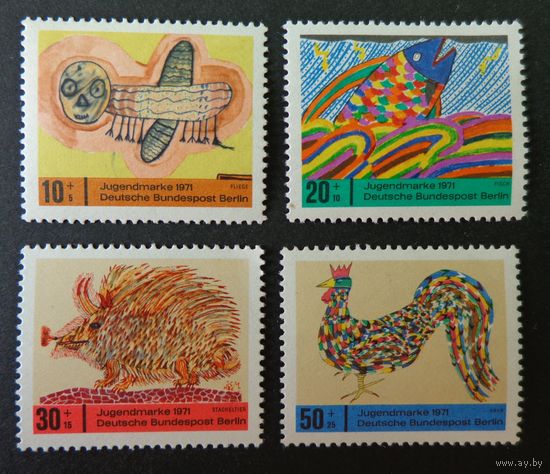Западный Берлин 1971 Mi386-89 MNH