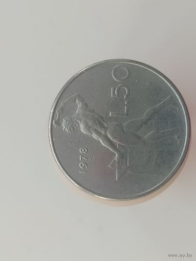 50 лир  Италия 1978 год  лот 44