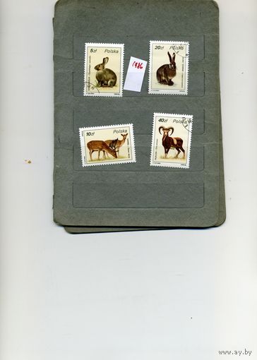 ПОЛЬША, 1986,   фауна   4м