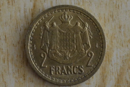 Монако 2 франка 1945 с 1 руб