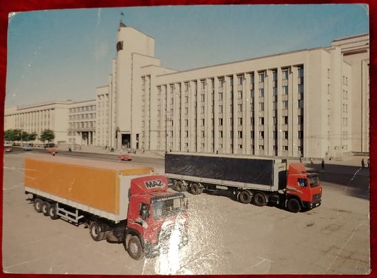 Автопоезда МАЗ. Беларусь. Чистая
