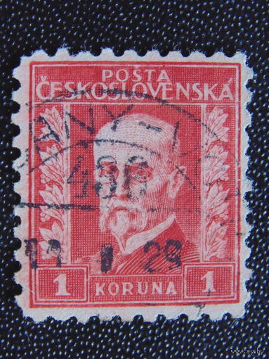 Чехословакия  1925 г.  Т. Масарик.