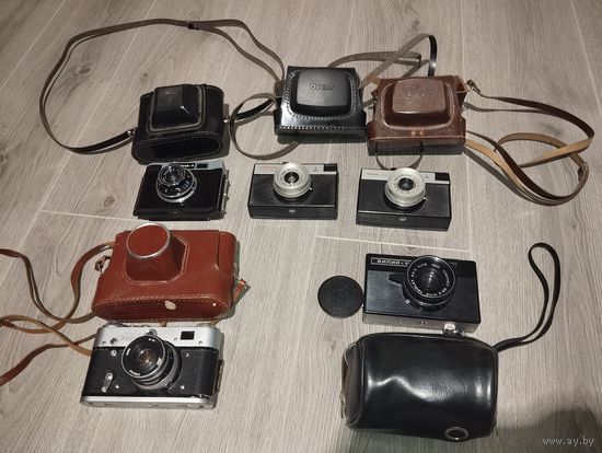 Фотоаппараты СССР есть нюансы на двух все на фото