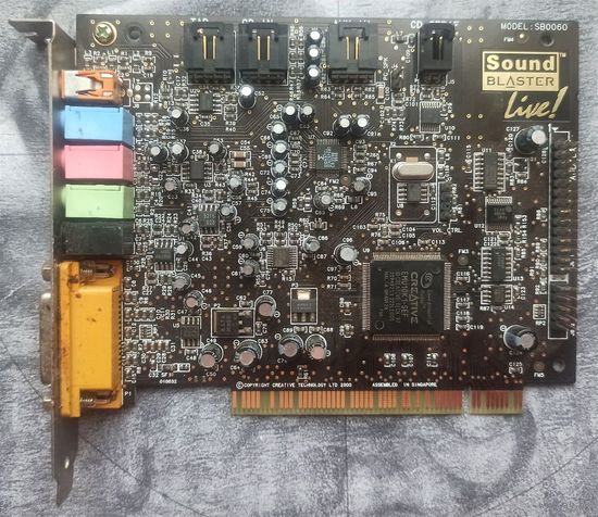 Creative SoundBlaster Live! SB0060 Sound Blaster SB 0060