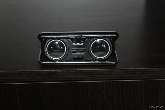 Театральный бинокль из СССР, 2.5*60, не фиксируется крышка.