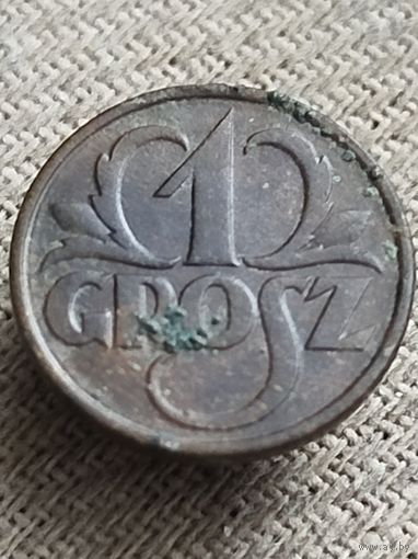 Распродажа - 1 грош 1928г.,Польша,Вторая Республика