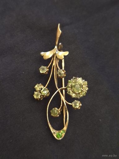 Брошь. Золото  56 проба.
