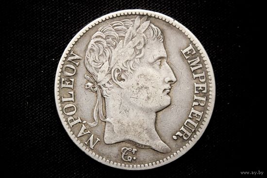 5 франков 1811 г. Байонна (Франция), Наполеон Бонапарт. Кабинетная патина, пореже!