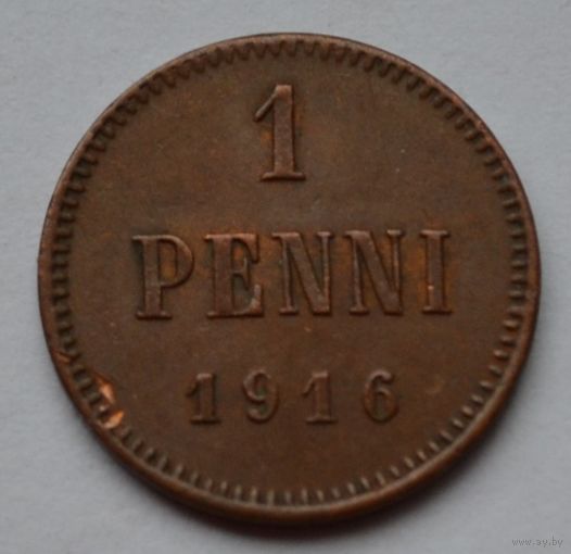 Финляндия, 1 пенни 1916 г.