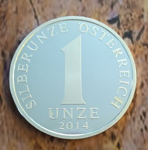 Австрия 1 унция серебра