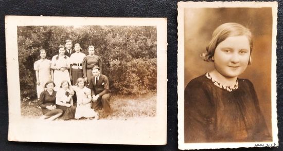 5 фото из Ляховичского района. 1940-41 гг. 5(7)х9 см. Цена за все.