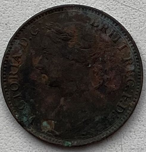 Великобритания 1 фартинг 1891 - 1895 г.