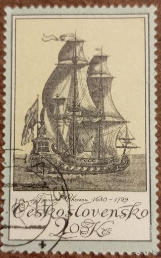 Чехословакия 1976. Картина художника Франсуа Шаро