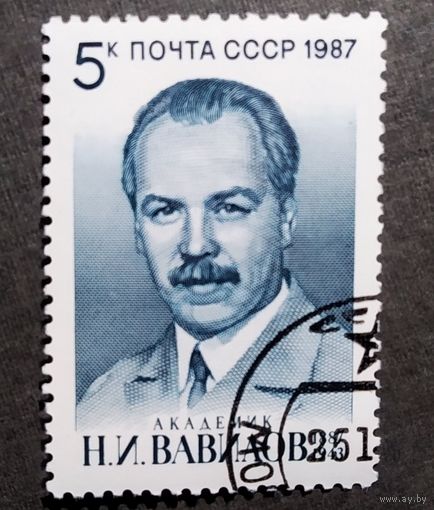 Марка СССР 1987 год Н.И.Вавилов