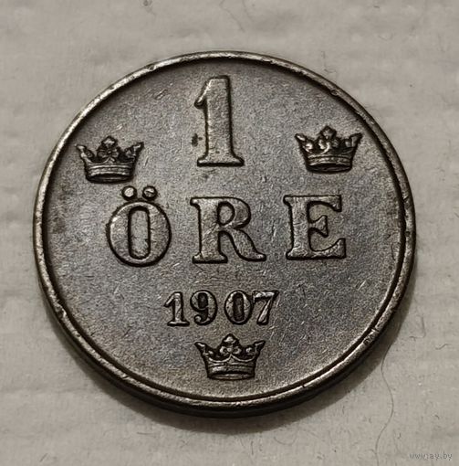 Швеция 1 эре, 1907 (2-13-186)