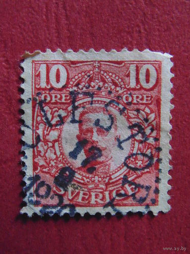 Швеция 1910 г. Король Густав V.