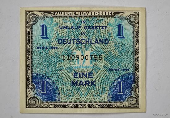 1944 год Оккупация Германия 1 марка