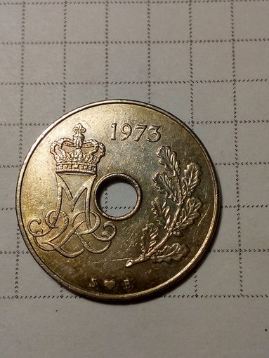 25 Эре Дания 1973 год