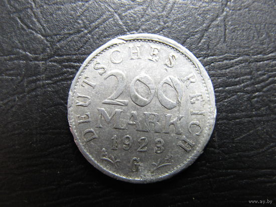 Германия. 200 марок. 1923G. С 20 копеек. Распродажа коллекции. Смотрите другие лоты.