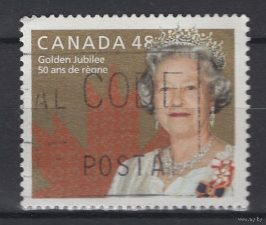 Канада  Юбилей, Queen Elizabeth II, прошла почту
