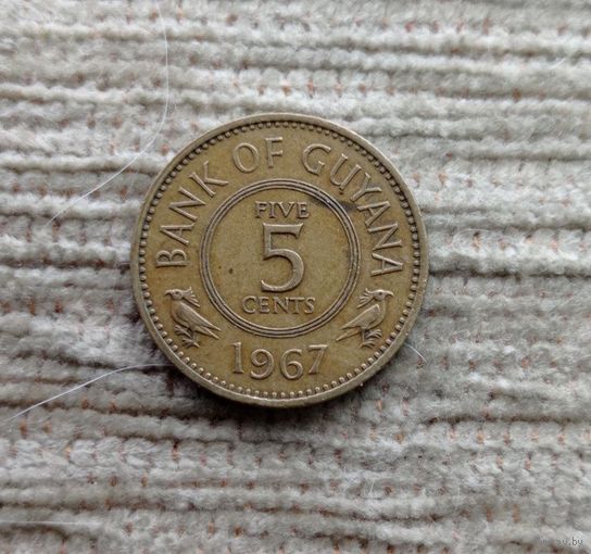 Werty71 Гайана 5 центов 1967