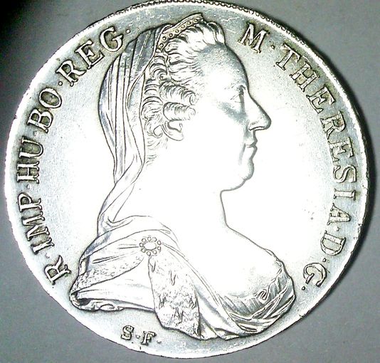 РАСПРОДАЖА!!! - АВСТРИЯ 1 талер 1780 год "МАРИЯ ТЕРЕЗИЯ" серебро - aUNC! - ШТЕМПЕЛЬНЫЙ БЛЕСК!