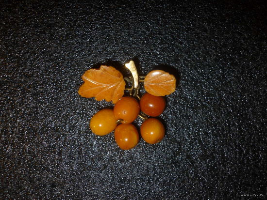 Антикварная Янтарная Брошь 20-ые гг. Кенигсберг RRR