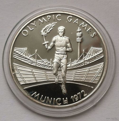 62. 500 квача 2002 г. Бег. Замбия. Олимпийские игры. Мюнхен 1972. Серебро с рубля!