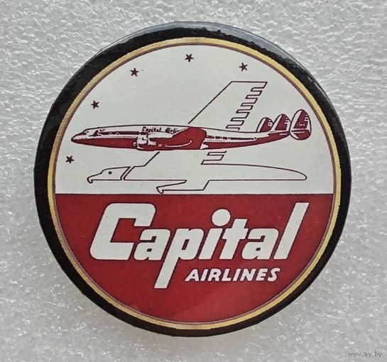 Capital airlines - столичные авиалинии. (Жесть, 56 мм.)