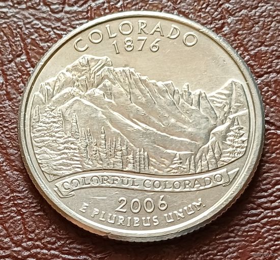 США 25 центов , Р  2006 Квотер штата Колорадо    ( 2-5-8 )