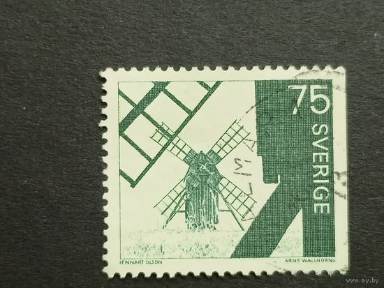 Швеция 1971. Ветряная мельница
